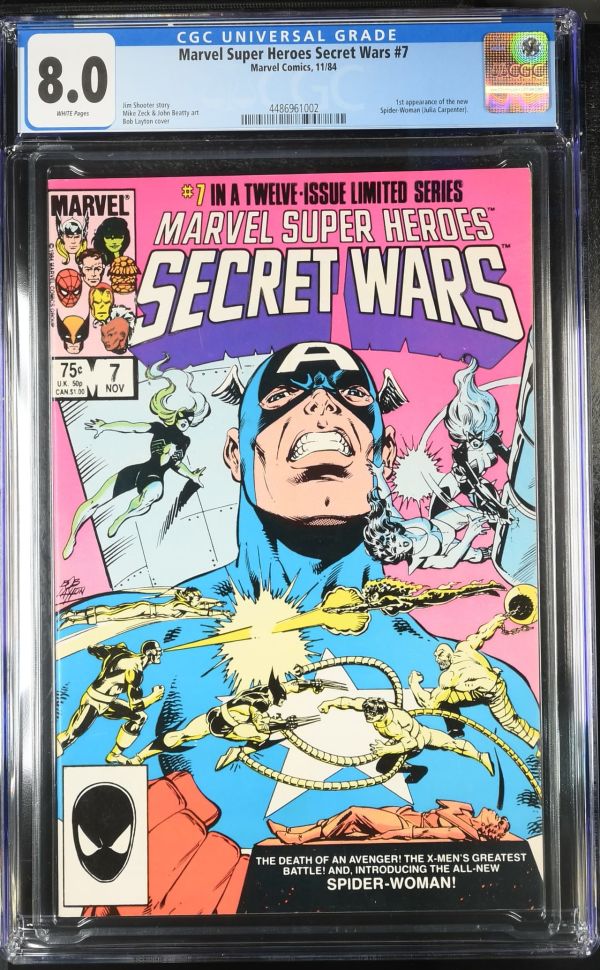 Image for Marvel Super Heroes Secret Wars #7 CGC 8.0