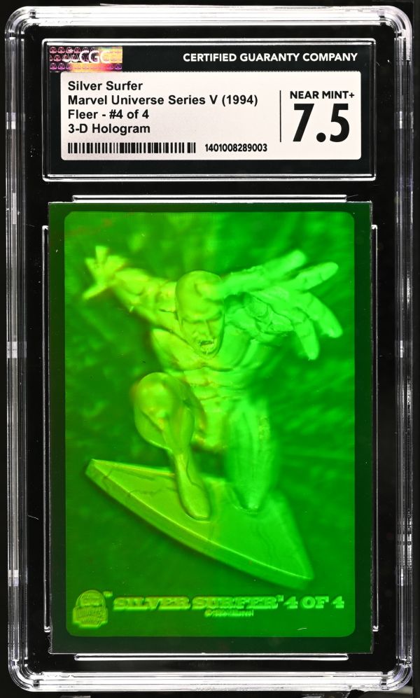 Image for Silver Surfer #4 of 4 | Marvel Universe Series V | 3-D Hologram | CGC 7.5