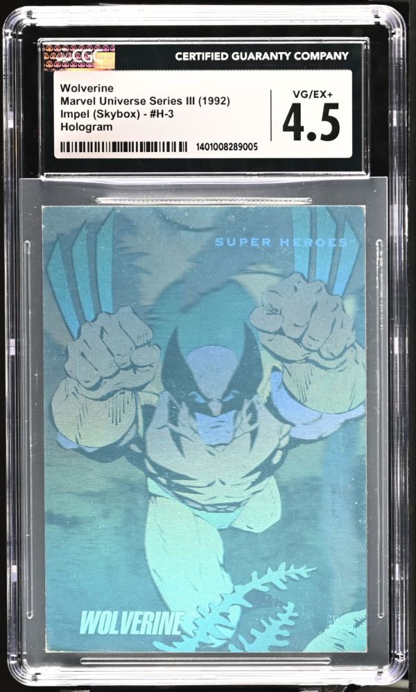 Image for Wolverine #H-3 | Marvel Universe Series III | Hologram | CGC 4.5