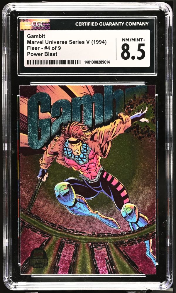 Image for Gambit #4 of 9 | Marvel Universe Series V | Power Blast | CGC 8.5