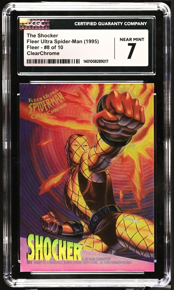 Image for The Shocker #8 of 10 | Fleer Ultra Spider-Man | ClearChrome | CGC 7