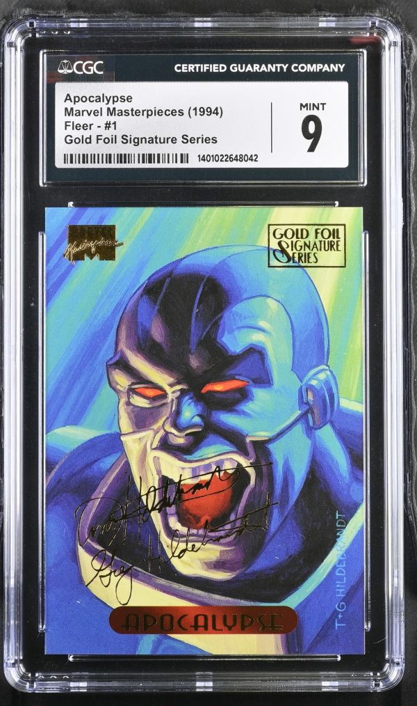 Image for Apocalypse #1 | Marvel Masterpieces | Gold Foil Signature Series | CGC 9