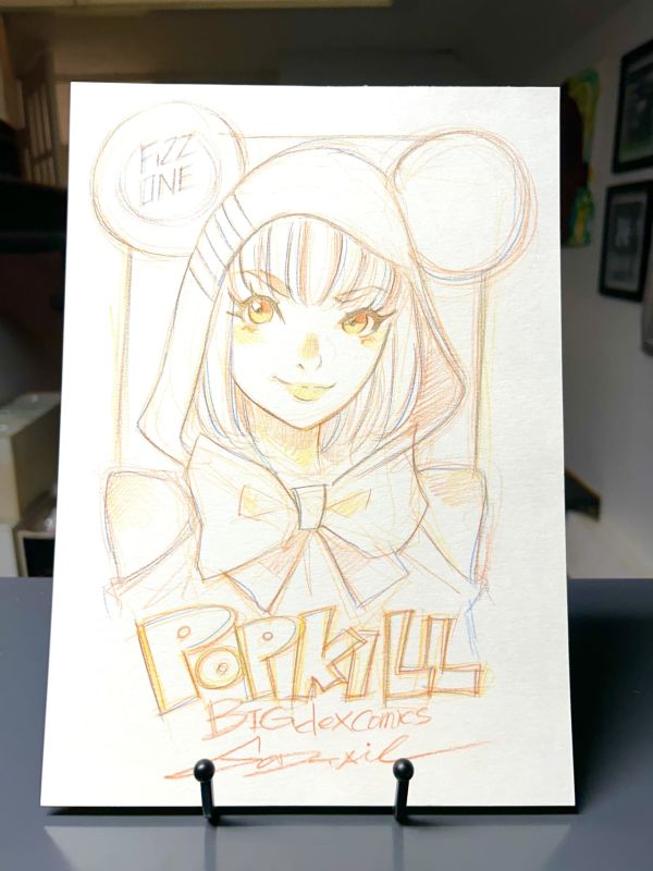 Image for Popkill Fizz One Cola Girl Original Art by Godtail