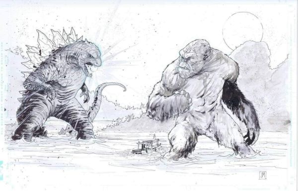 Image for King Kong vs Godzilla Commission by Justin Mason