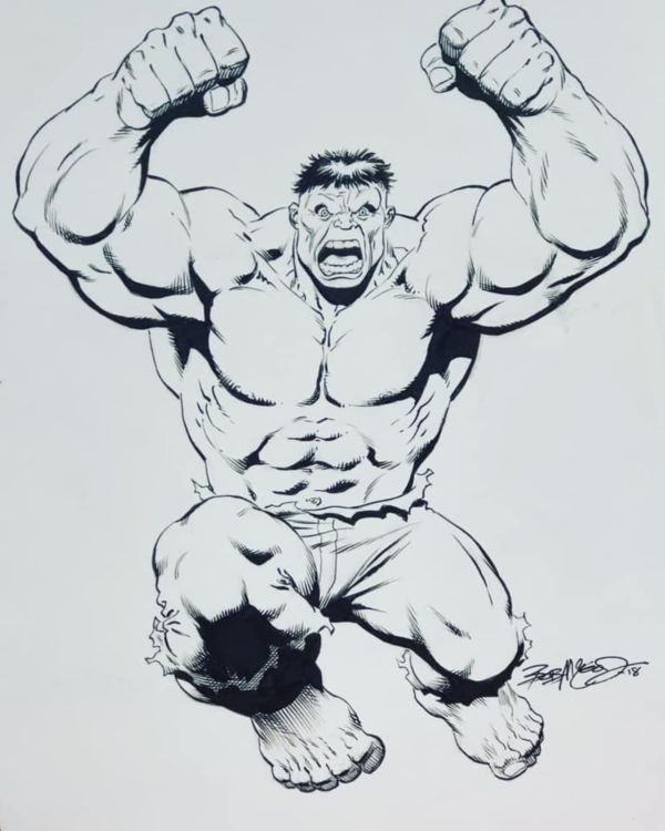 Image for Classic Hulk Commission by Bob McLeod