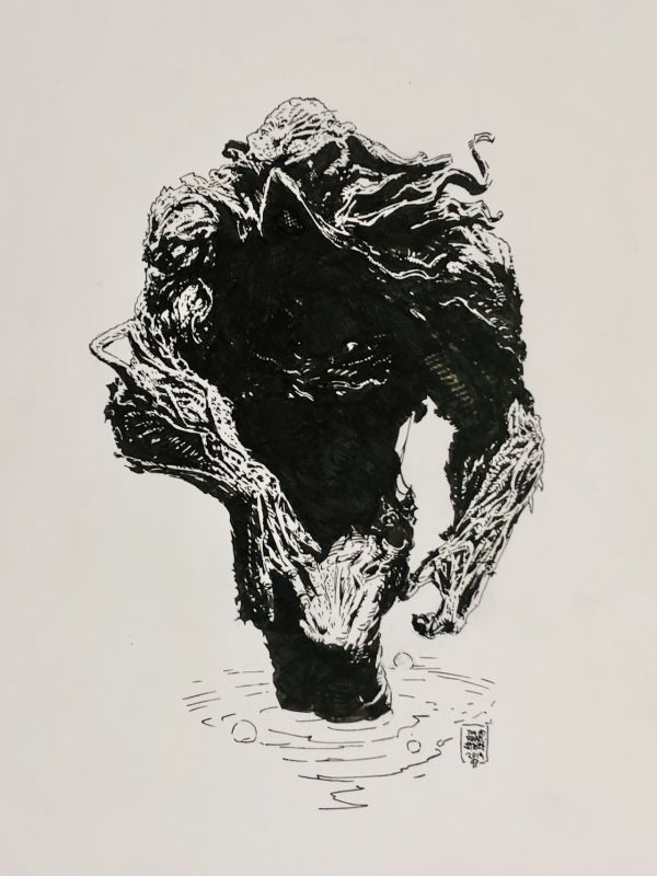 Image for Swamp Thing Original Commission by Tim Bradstreet