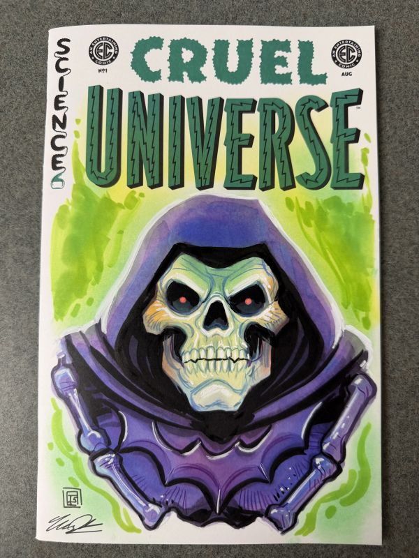 Image for Skeletor Sketch Cover by Tim Shinn