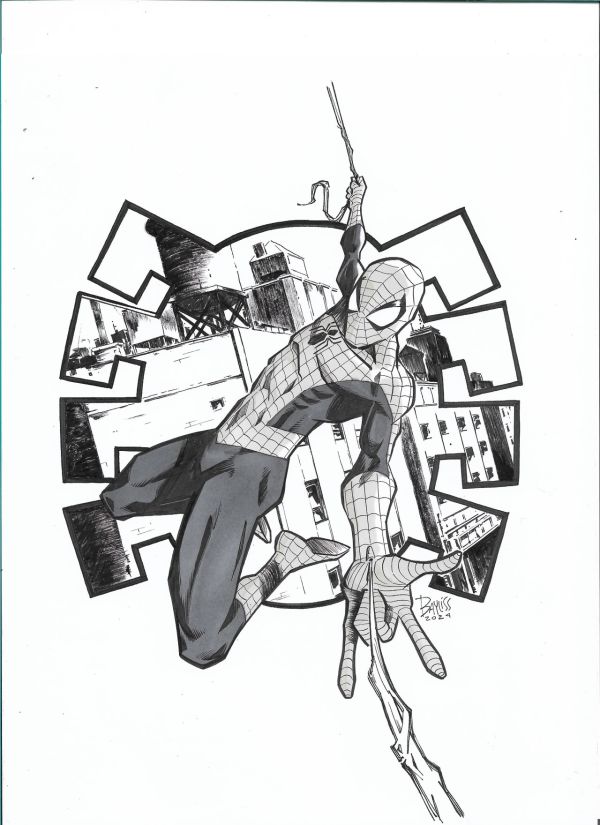 Image for Spider-Man Swinging Original Art