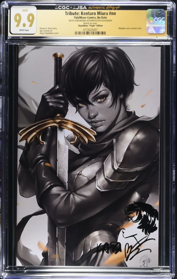 Image for Tribute: Kentaro Miura #nn CGC 9.9 Signed by Katya Sinyukhina