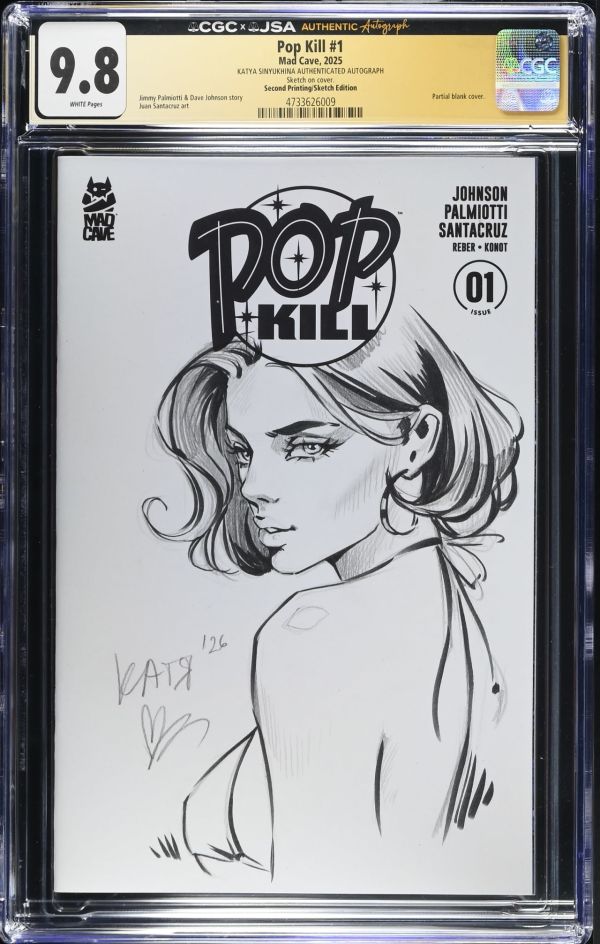Image for Pop Kill #1 CGC 9.8 Signed by Katya Sinyukhina