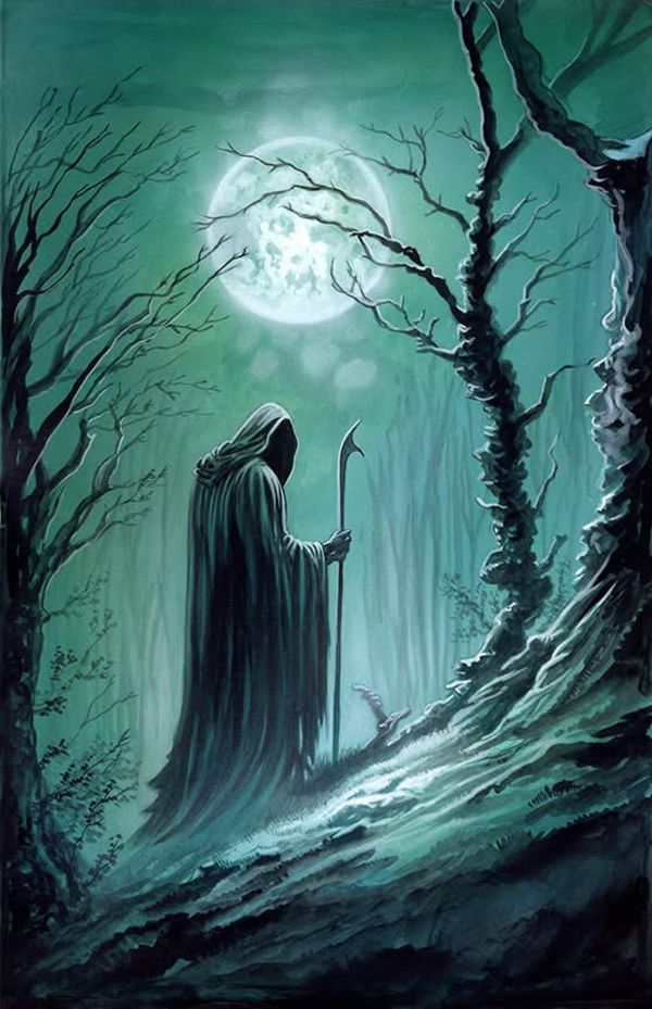 Image for “The Reaper Cometh” published graphic novel cover by Monte Moore