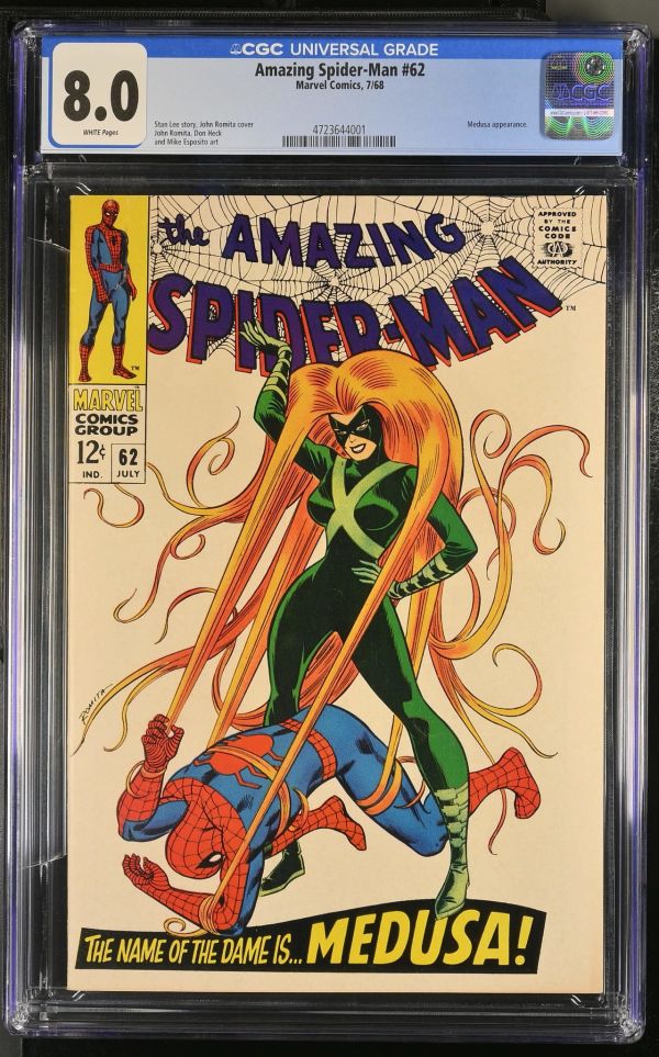 Image for Amazing Spider-Man #62 CGC 8.0