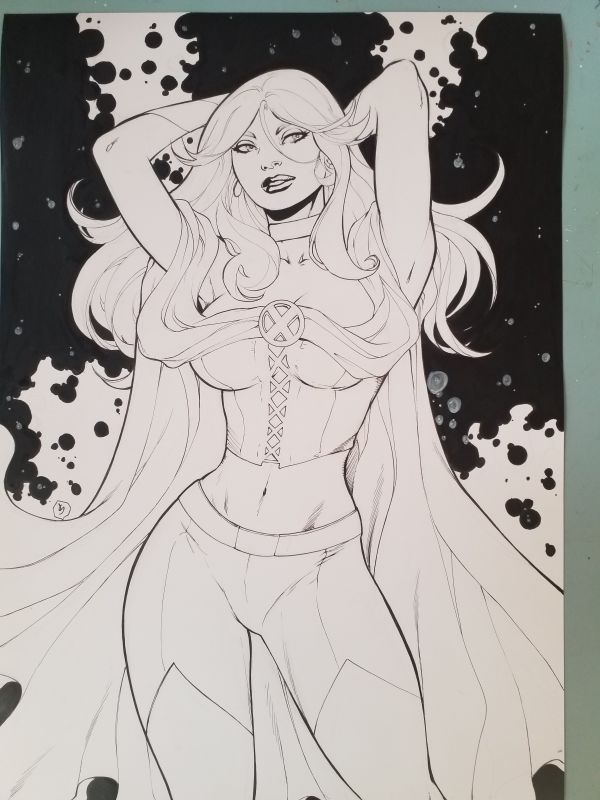 Image for Emma Frost Original Art A3