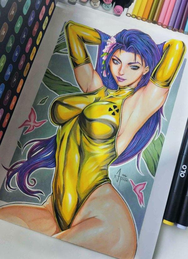 Image for Psylocke Gold Swimsuit 