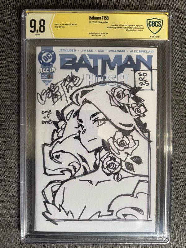 Image for Poison Ivy Sketch Cover by Rose Besch CBCS 9.8