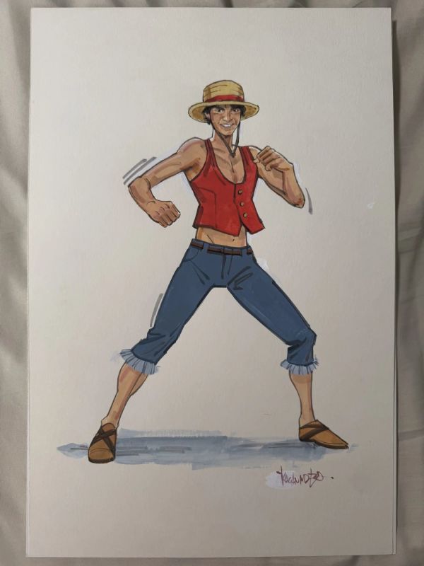 Image for Luffy (Iñaki Godoy) from One Piece by Kagan McLeod