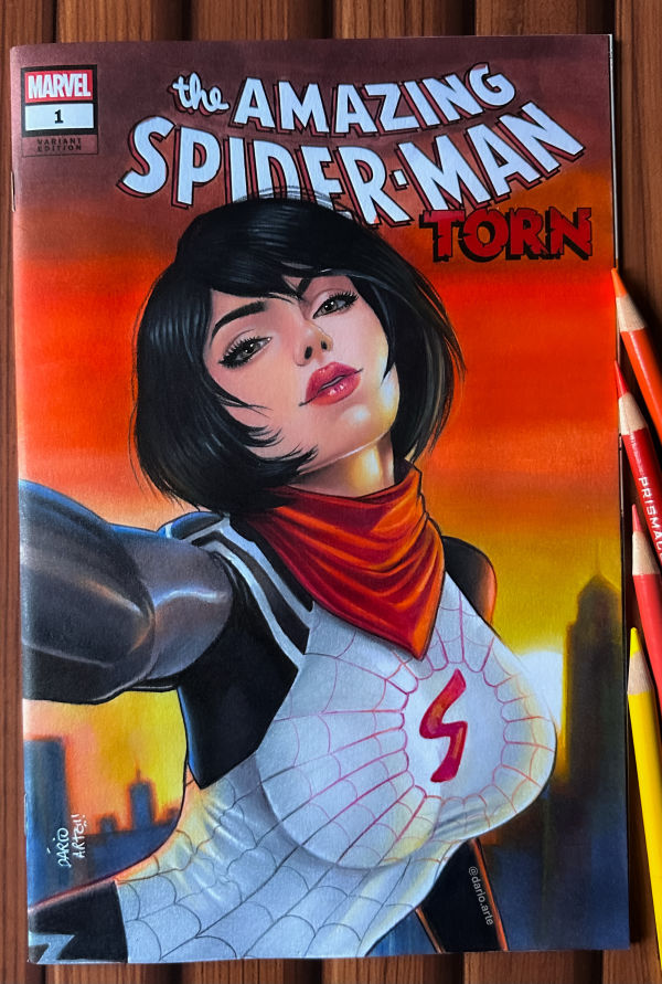 Image for Silk Variant sketch Cover - Original Art by Dário Arte  