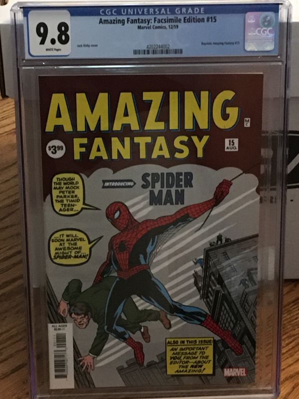 Image for Amazing Fantasy: Facsimile Edition #15 CGC 9.8