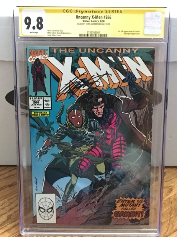 Image for Uncanny X-Men #266 CGC 9.8 Signed by Chris Claremont