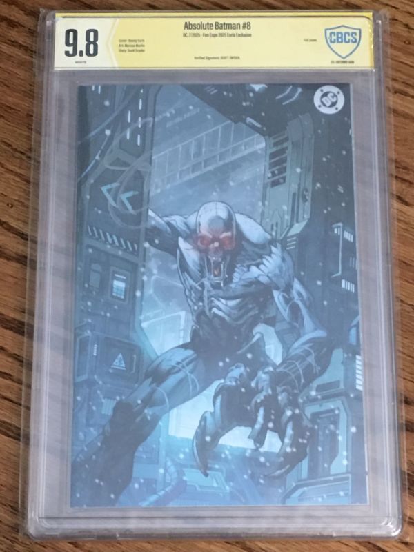 Image for Absolute Batman #8 CBCS 9.8 Signed by Scott Snyder
