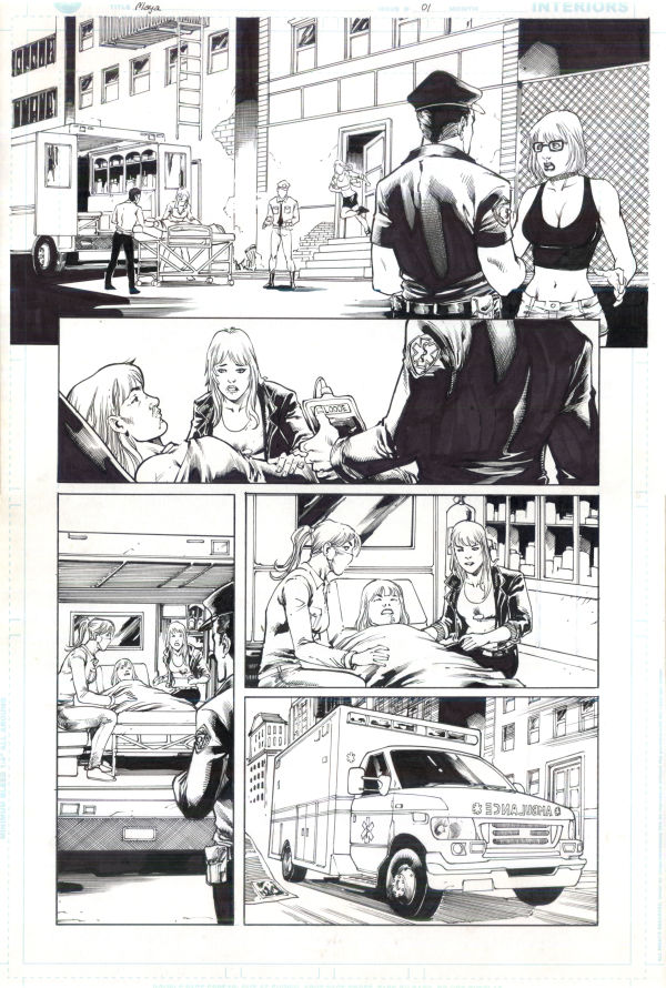 Image for Maya #13 Original Art Page: 20