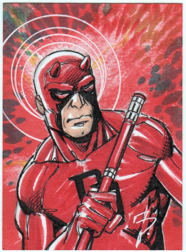 Image for Daredevil Mixed Media Illustration