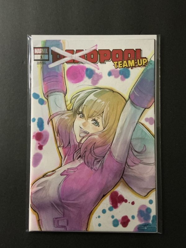 Image for Gwenpool Team-Up Sketch Cover by Ro Yoshimiya