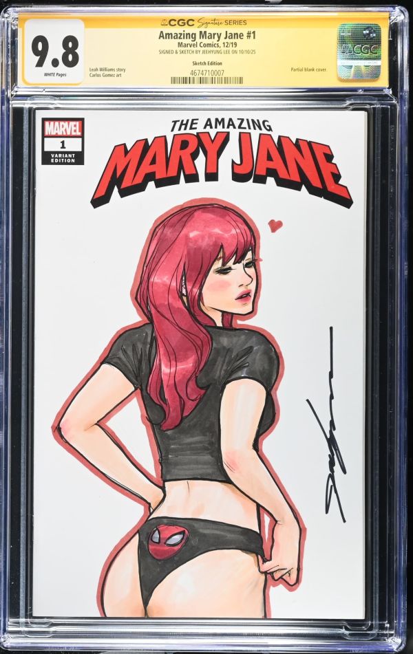 Image for Amazing Mary Jane #1 CGC 9.8 Signed by Jeehyung Lee
