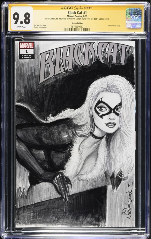 Image for Black Cat #1 CGC 9.8 Signed by Mike McKone
