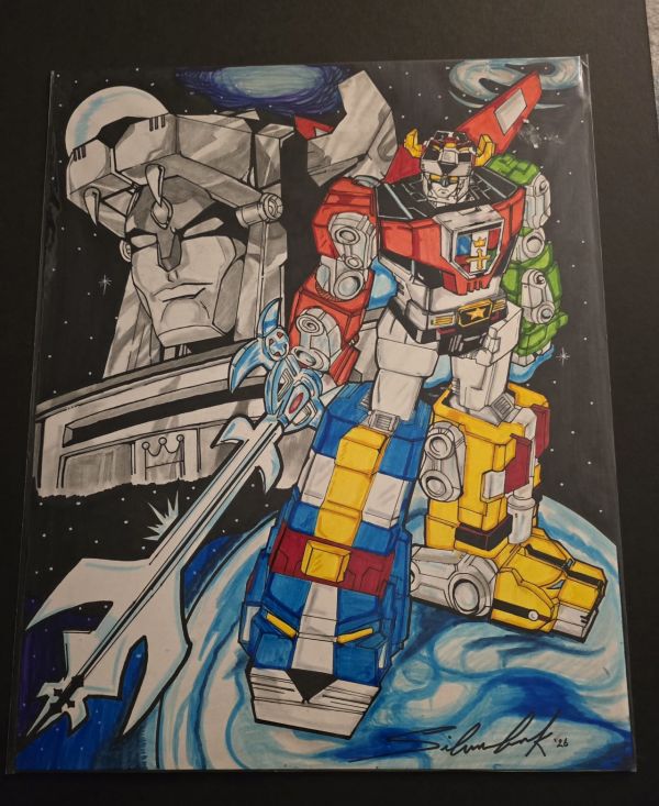 Image for Voltron 16x20 Illustration