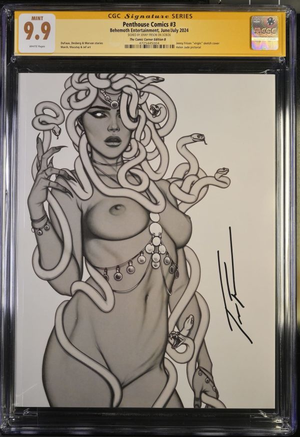 Image for Penthouse Comics #3 CGC 9.9 Mint Signed by Jenny Frison