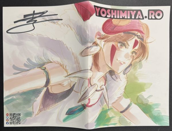 Image for Princess Mononoke full sketch cover by Ro Yoshimiya