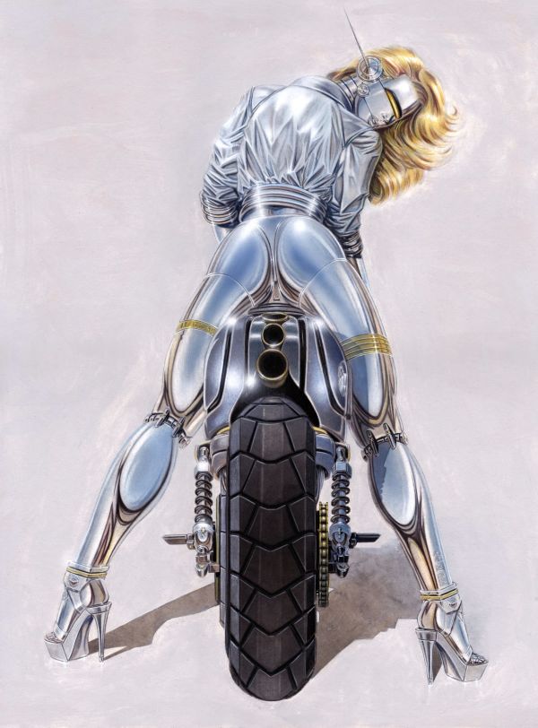 Image for Model 32. A tribute to Hajime Sorayama.