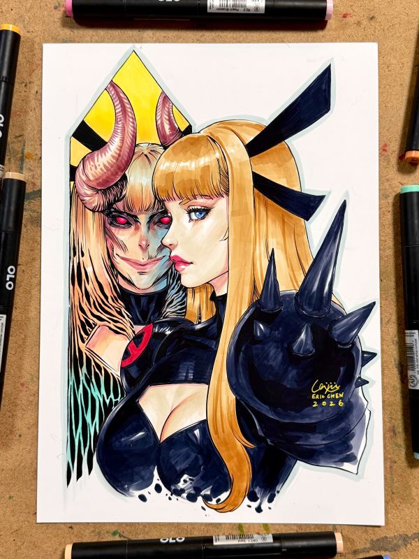 Image for Magik &  Darkchylde A4 portrait