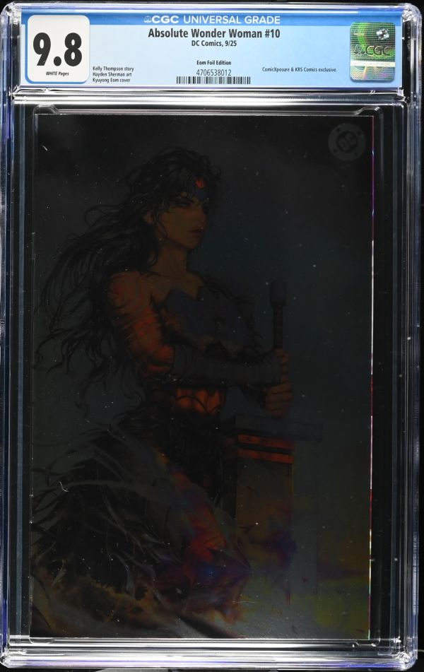 Image for Absolute Wonder Woman #10 Eom Foil Edition CGC 9.8
