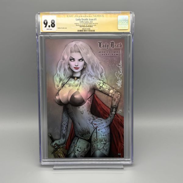 Image for Lady Death: Icon #1 CGC 9.8 Signed by Nathan Szerdy