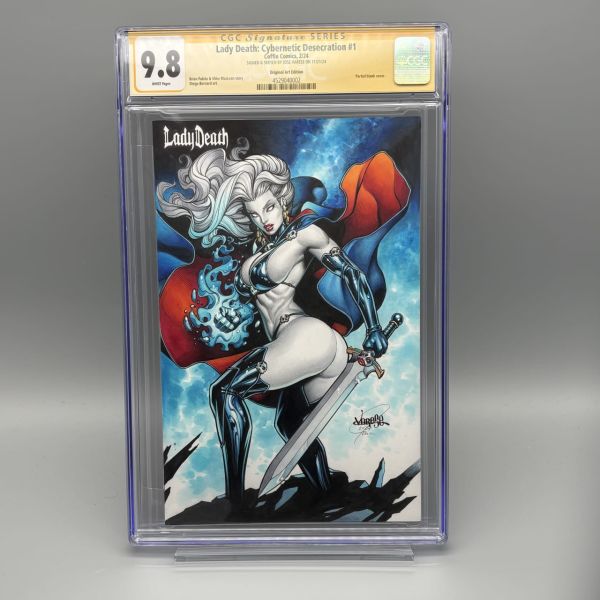 Image for Lady Death: Cybernetic Desecration #1 CGC 9.8 Signed by Jose Varese