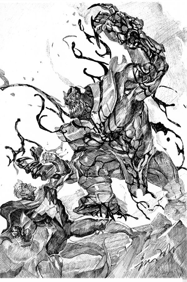 Image for 2019 MARVEL COMICS _Vol 3 4 Carnage-ized  Thanos Original Art