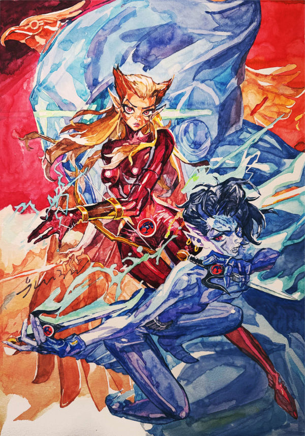 Image for ThunderCats X SilverHawks #01 2026_Dynamite Comics_Original Art