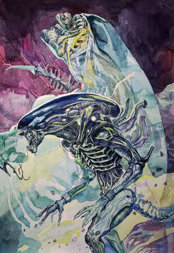 Image for 2023 MARVEL COMICS 20th Century Studios_  Alien#3_Original Art