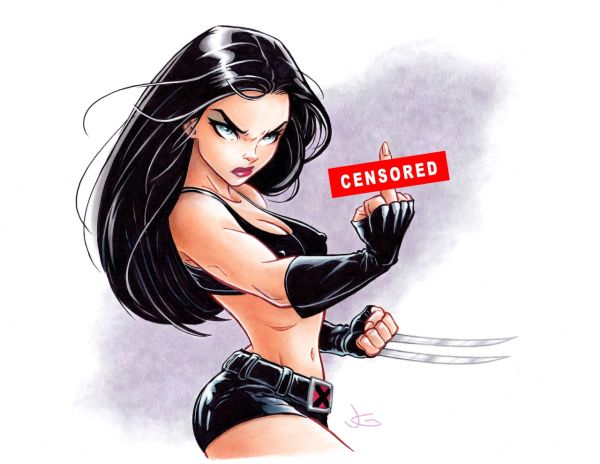 Image for Original X-23 (Laura Kinney) inspired Commission by Jack Gray 8.5x11