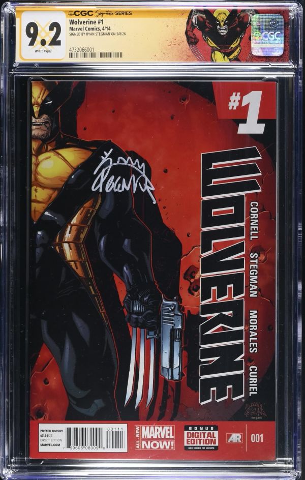 Image for Wolverine #1 CGC 9.2 Signed by Ryan Stegman