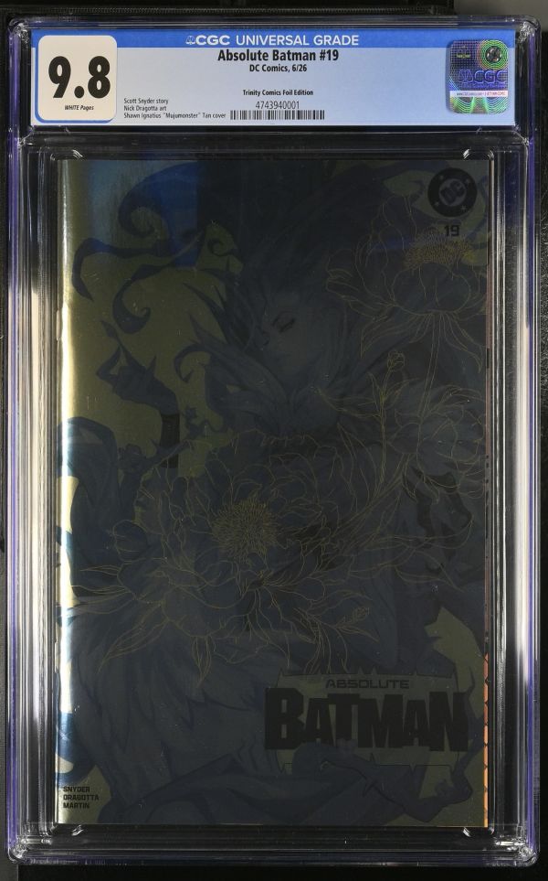 Image for Absolute Batman #19 Trinity Comics Foil Edition CGC 9.8