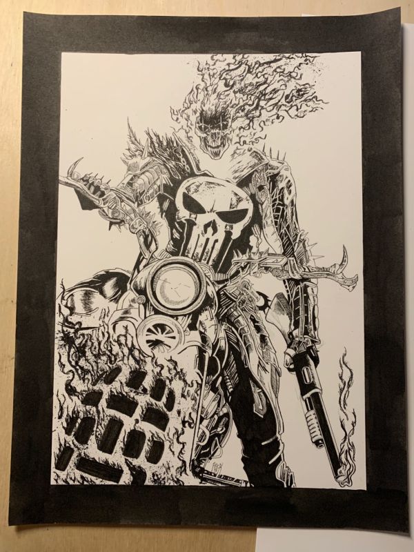 Image for Punisher & Ghost Rider Mashup by Chris Hack