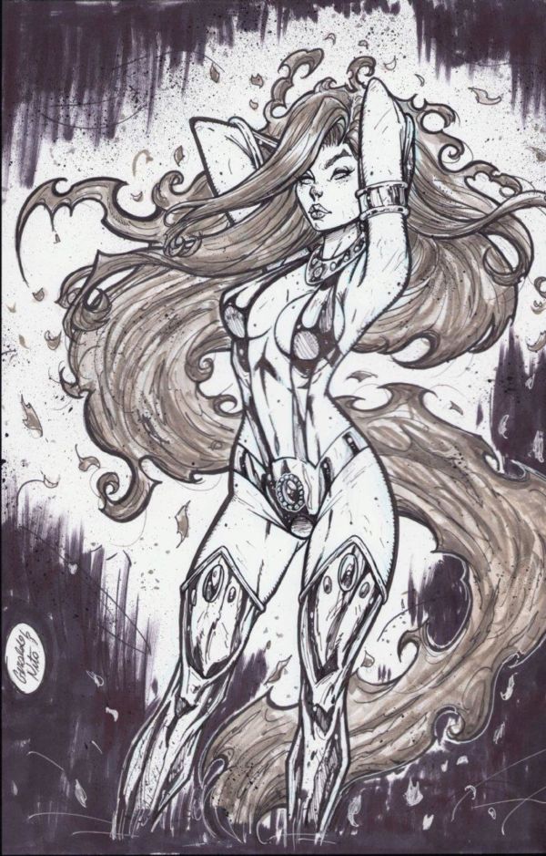 Image for Starfire Illustration by Geraldo Neto