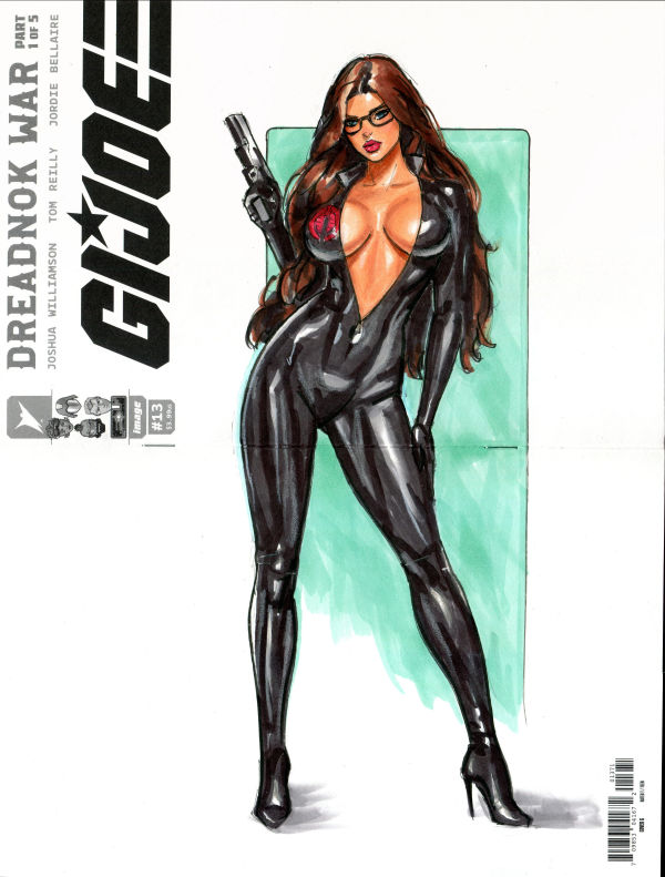 Image for Baroness GI Joe Original Sketch Cover by Jeff Taylor