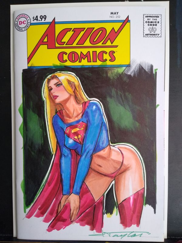 Image for Supergirl Original Sketch Cover by Jeff Taylor