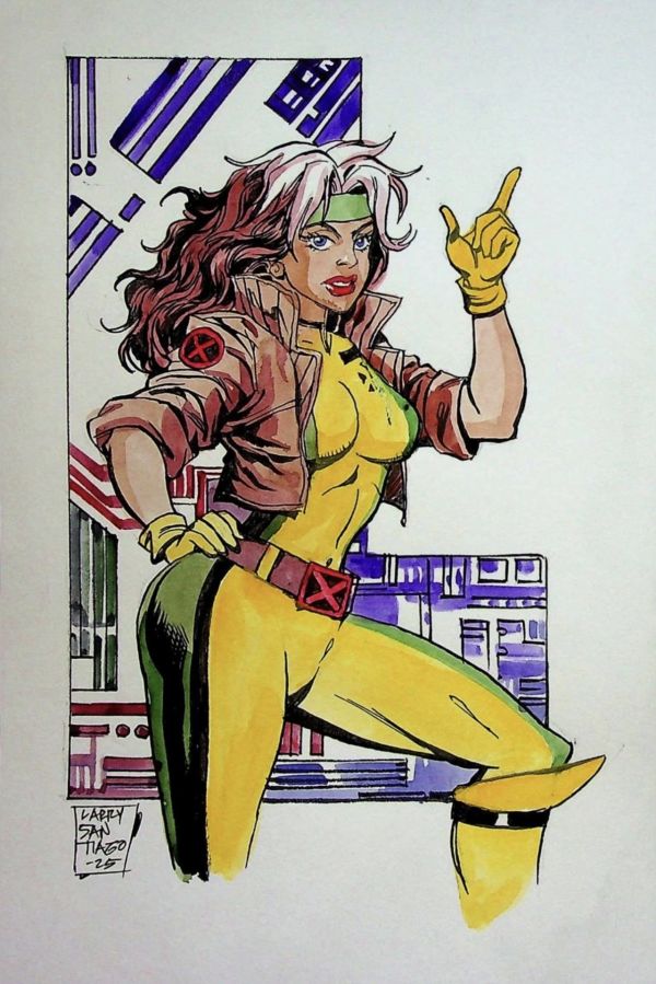 Image for Rogue by Larry Santiago Original X-men hand painted art