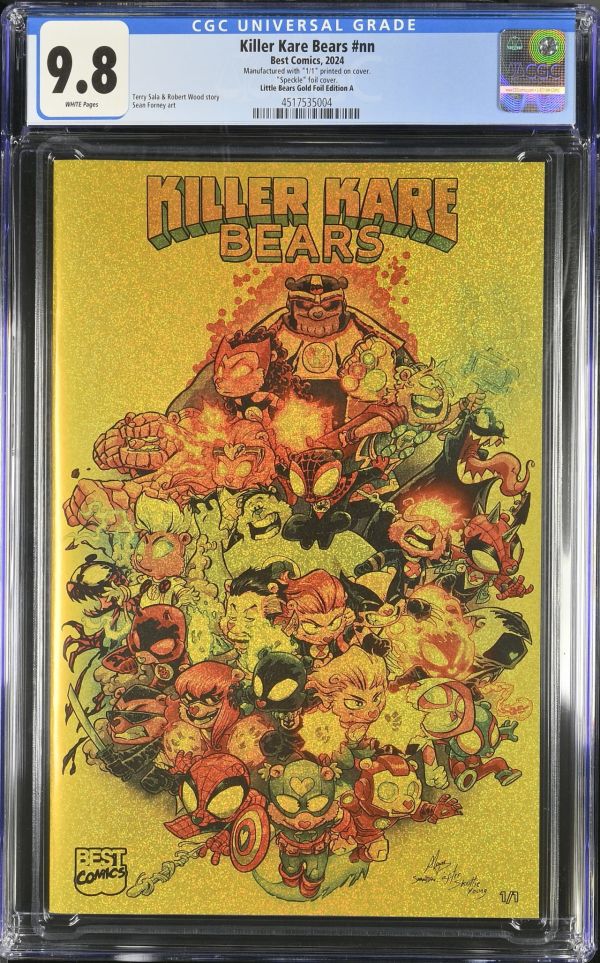 Image for Killer Kare Bears #nn CGC 9.8 Gold Foil Edition A