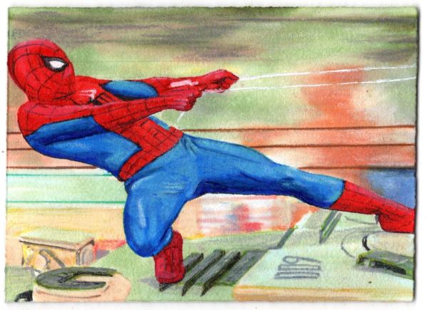 Image for Spider-Man Original Art sketch card